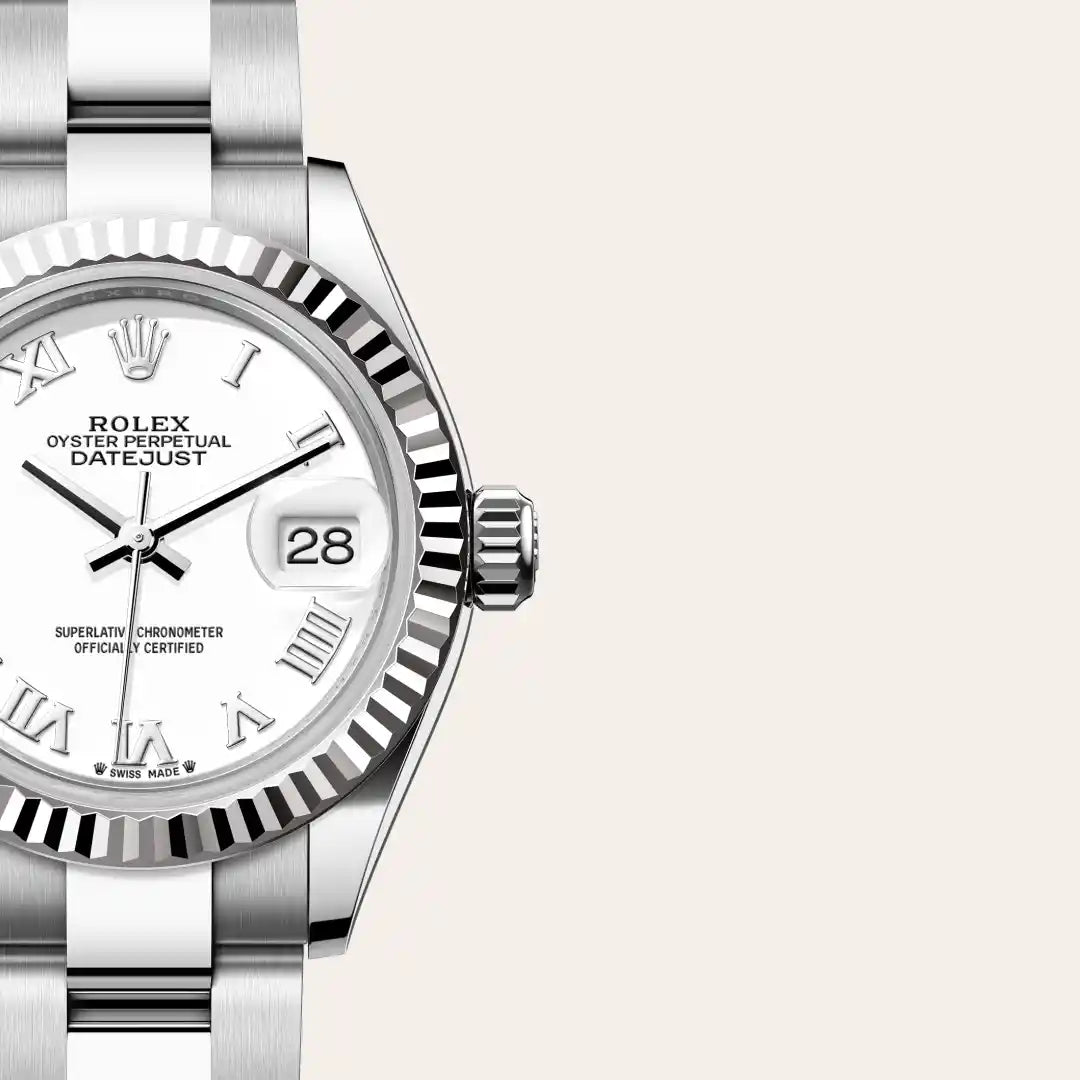 Rolex  Lady-Datejust Oyster, 28 mm, Oystersteel and white gold M279174-0020