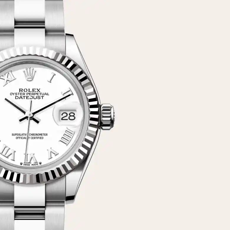 Rolex  Lady-Datejust Oyster, 28 mm, Oystersteel and white gold M279174-0020