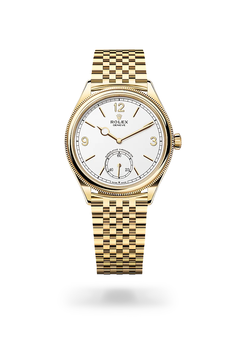 Rolex  1908 39 mm, 18 kt yellow gold, polished finish M52508-0008